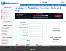 Tablet Screenshot of mediaonline.net